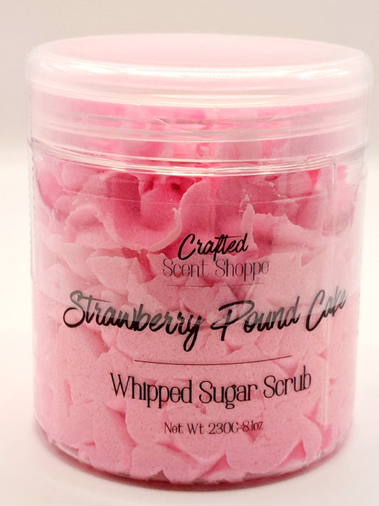 Strawberry Pound Cake Whipped Sugar Scrub