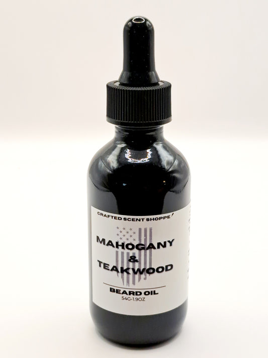 Mahogany & Teakwood Beard Oil-For Men-Beard Conditioner